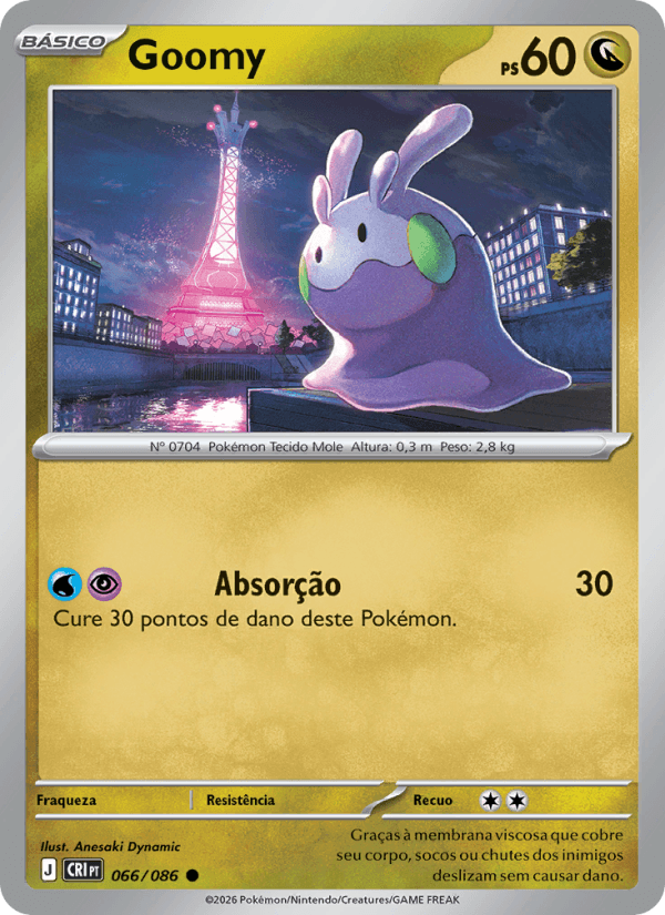 Goomy, carta 066 da expansão Caos Ascendente