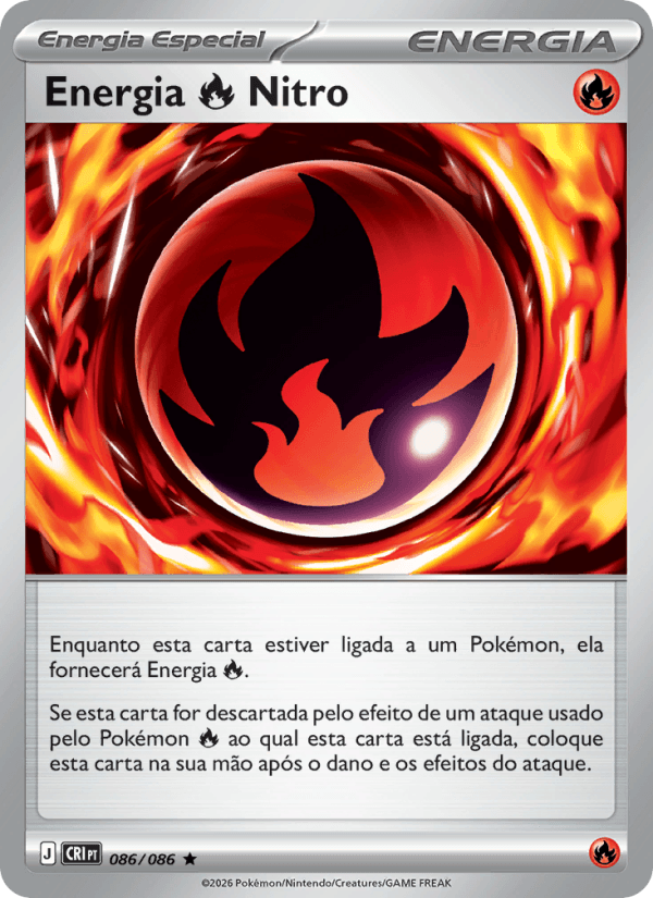 Energia Fire Nitro, carta 086 da expansão Caos Ascendente
