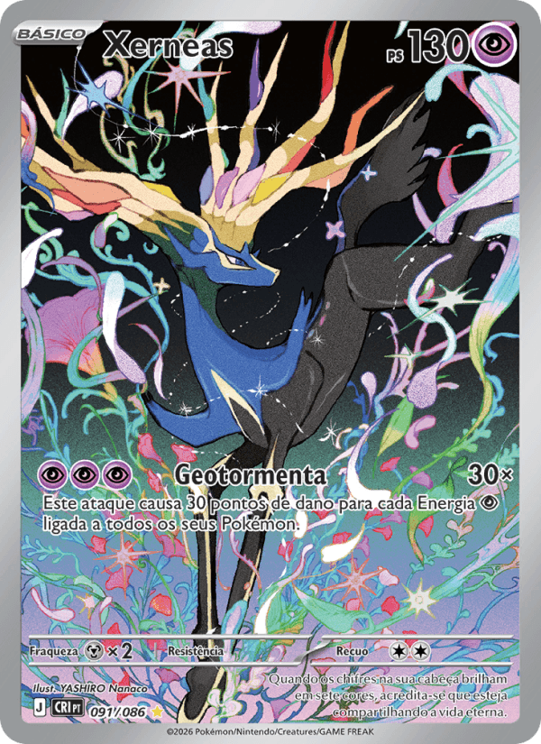 Xerneas, carta 091 da expansão Caos Ascendente