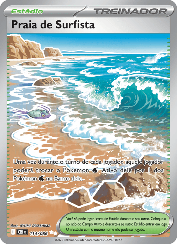 Praia de Surfista, carta 114 da expansão Caos Ascendente