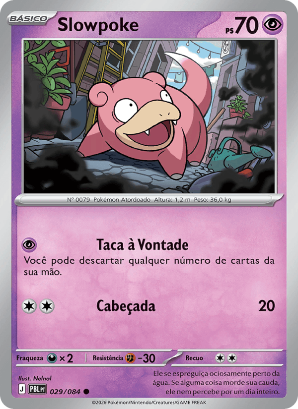 Slowpoke, carta 029 da expansão Escuridão Absoluta