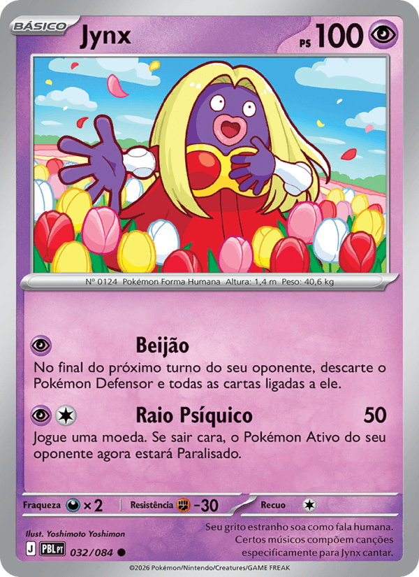 Jynx, carta 032 da expansão Escuridão Absoluta