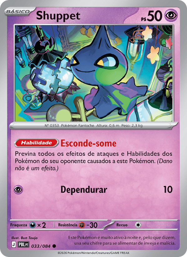 Shuppet, carta 033 da expansão Escuridão Absoluta