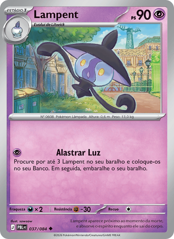 Lampent, carta 037 da expansão Escuridão Absoluta