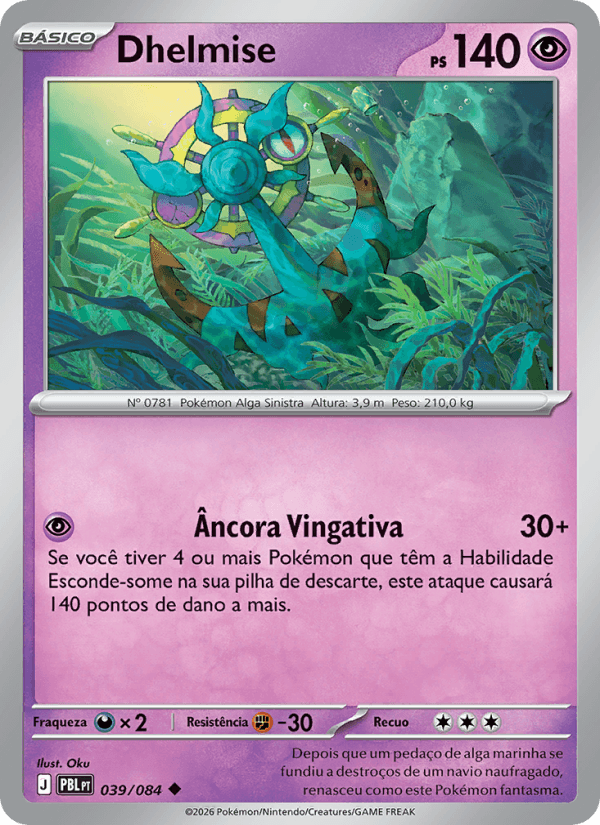 Dhelmise, carta 039 da expansão Escuridão Absoluta
