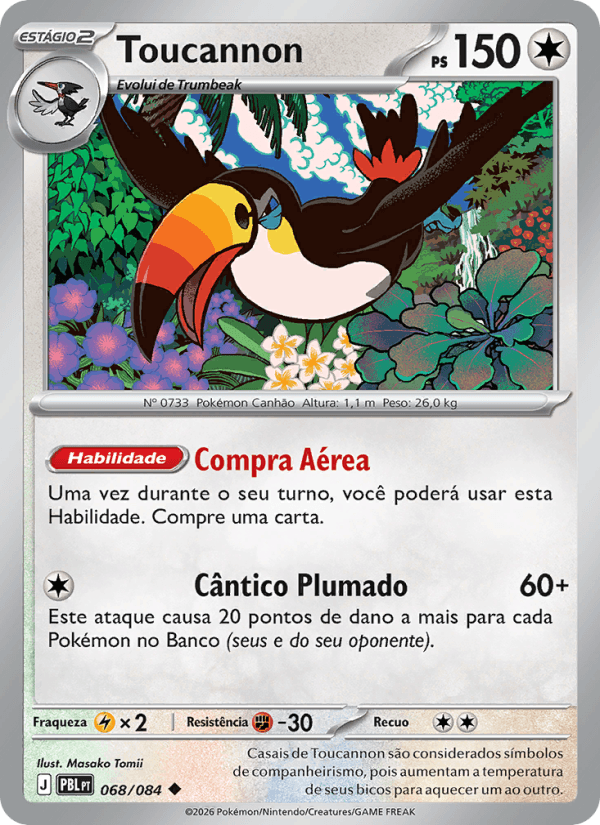 Toucannon, carta 068 da expansão Escuridão Absoluta
