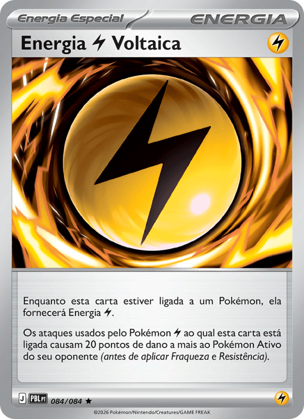 Energia Lightning Voltaica, carta 084 da expansão Escuridão Absoluta