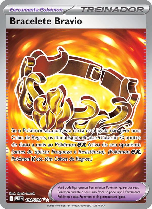 Bracelete Bravio, carta 104 da expansão Escuridão Absoluta