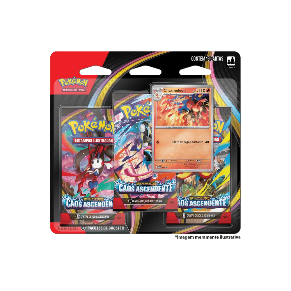 Blister Triplo Caos Ascendente — foto oficial Copag