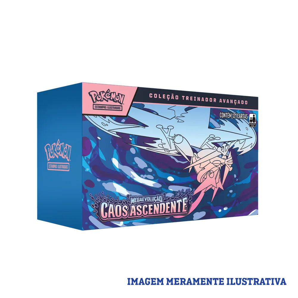 Elite Trainer Box Caos Ascendente — foto oficial Copag