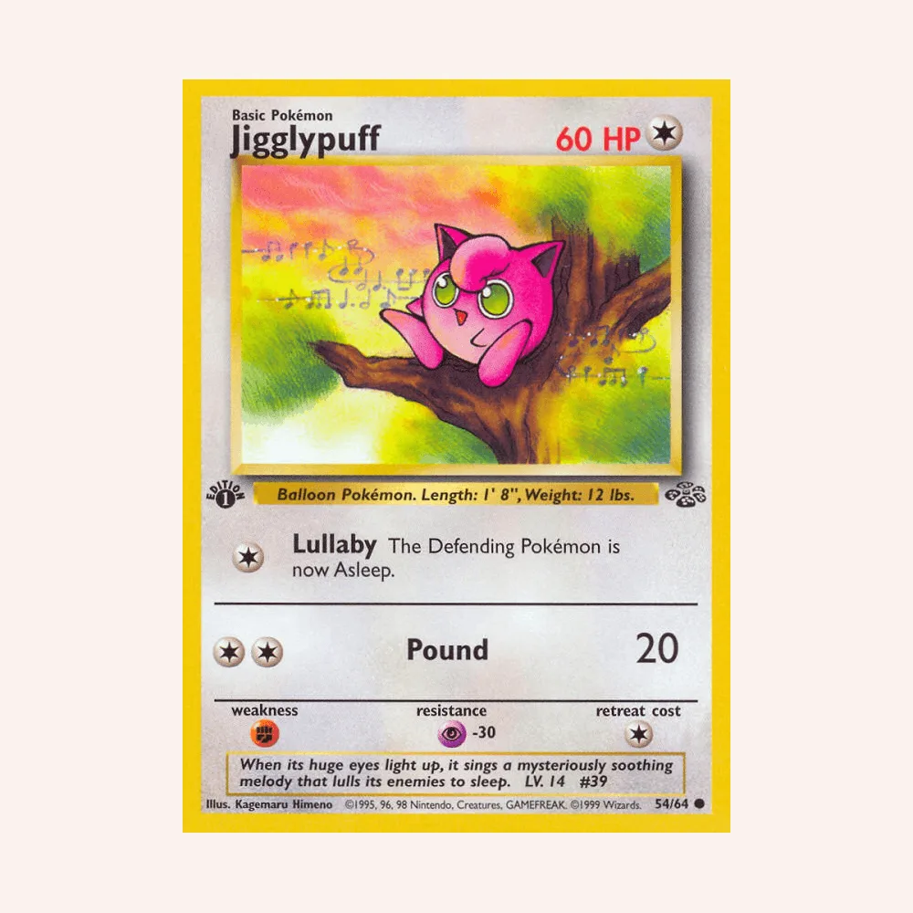 Jigglypuff 054/64 — Jungle (arte oficial)