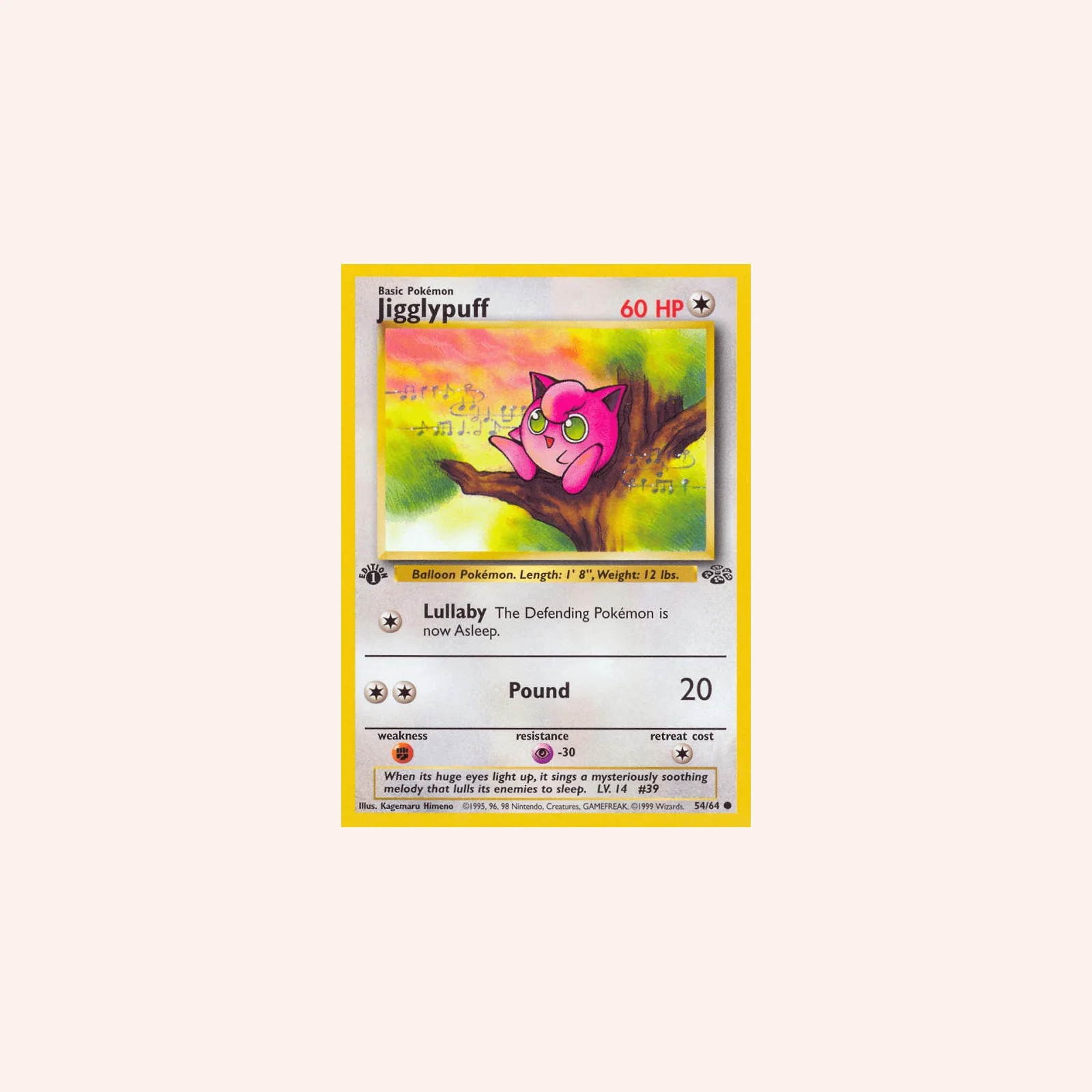 Jigglypuff 054/64 — Jungle (arte oficial)