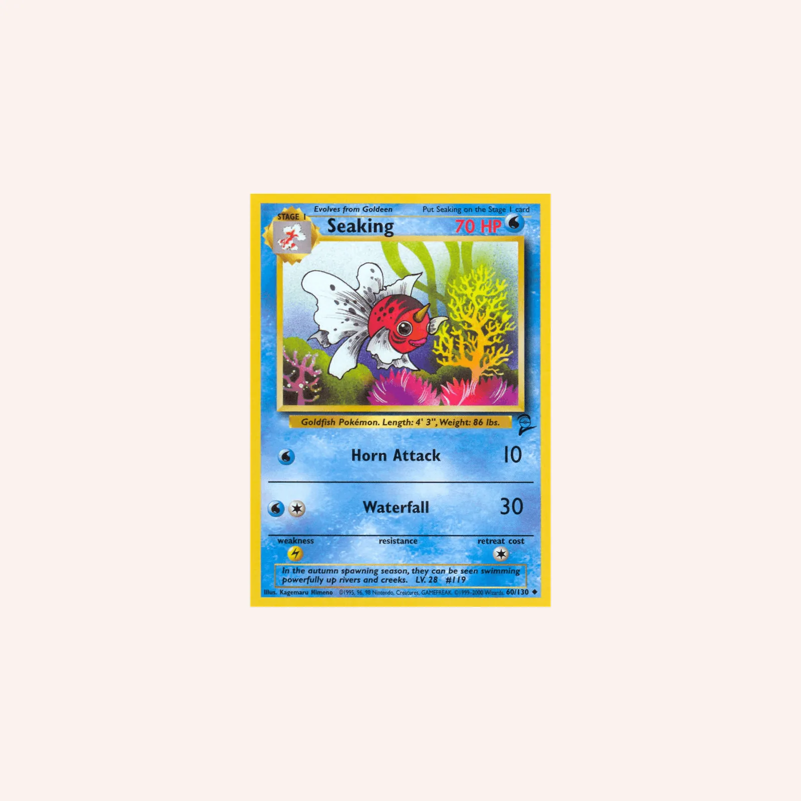 Seaking 060/130 — Base Set 2 (arte oficial)